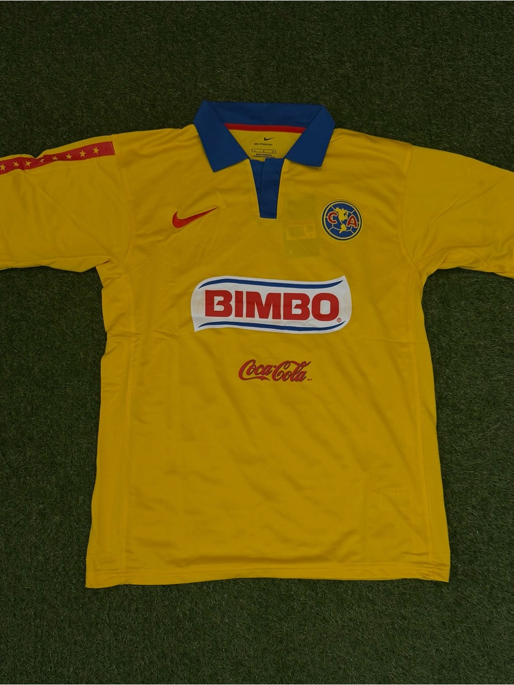 Nike Men’s Yellow & Blue Club América Home Jersey
